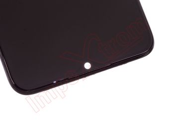 Pantalla ips negra (glowing black) con carcasa frontal para realme c35, rmx3511
